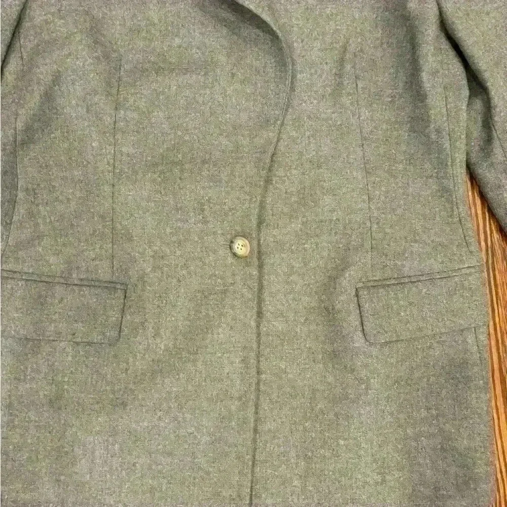 michael kors womens 100% wool blazer made in italy Gray Sz 8